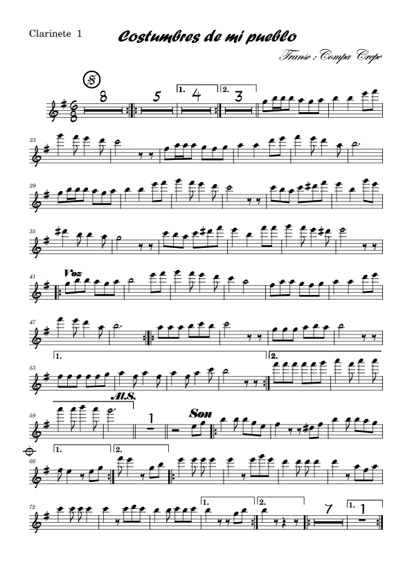 La imagen puede contener una previsualizacion de una partitura